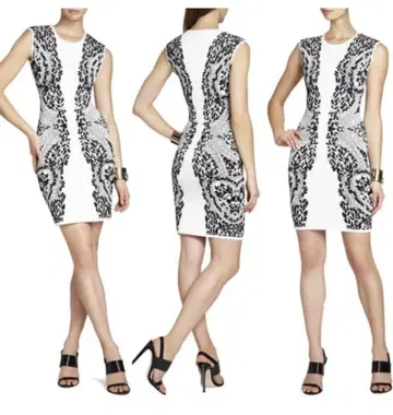 BCBGMAXAZRIA 슬리브리스 드레스 XS