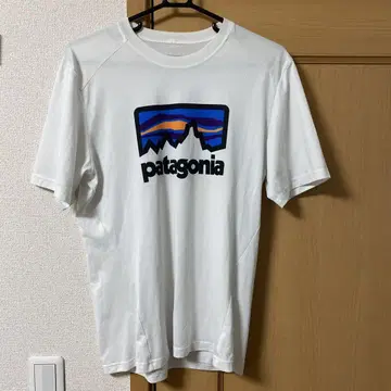 patagonia 화이트 T셔츠