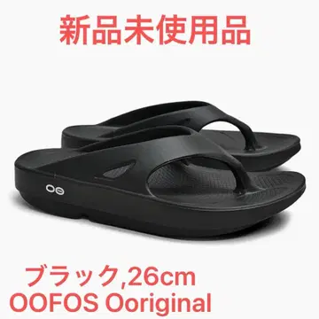 OOFOS Ooriginal 리커버리 샌들 (블랙) 26.0cm