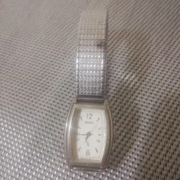 SEIKO 아날로그 손목시계 실버