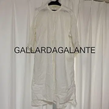 [ GALLARDAGALANTE ] 화이트 셔츠 원피스