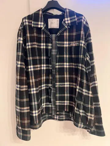 sacai 체크 무늬 긴팔 셔츠 3