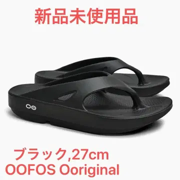 OOFOS Ooriginal 리커버리 샌들 (블랙) 27.0cm