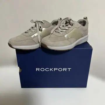 ROCKPORT 그레이 스웨이드 스니커즈