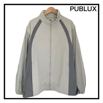 PUBLUX 나일론 자켓 아우터 그레이 남성용 긴팔 2톤 L