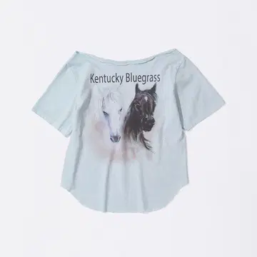 Scilptor Kentucky Bluegrass 오프숄더 T셔츠