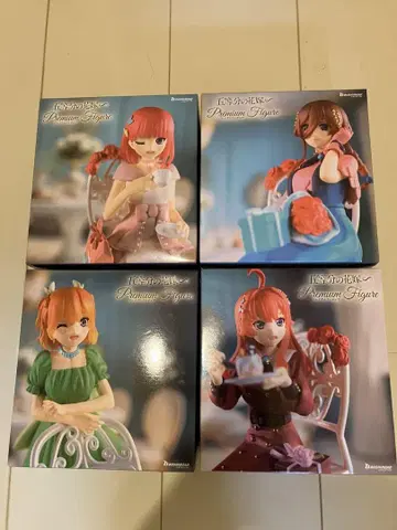 피규어 5등분의 신부 4개 세트 묶음 판매