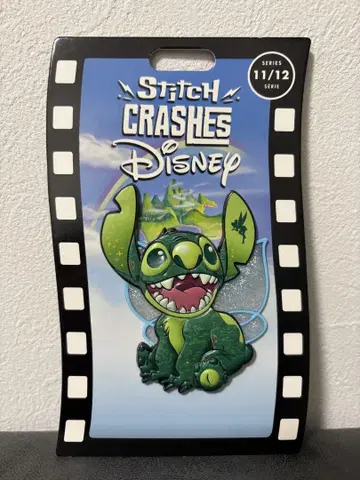 디즈니 스토어 스티치 먼슬리 핀배치 피터팬 Disney