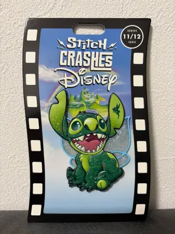 디즈니 스토어 스티치 먼슬리 핀배치 피터팬 Disney