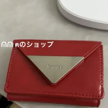 Fennec 빨간색 3단 폴더형 지갑