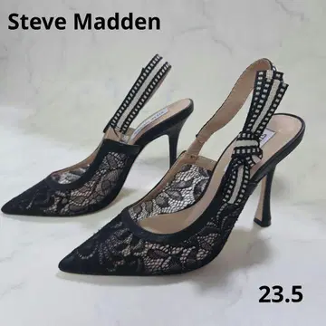 컨디션 최상 스티브매든 Steve Madden 블랙 레이스 힐 펌프스