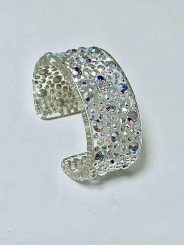 아오야마 PERIdOT 오로라 스와로브스키 뱅글 팔찌
