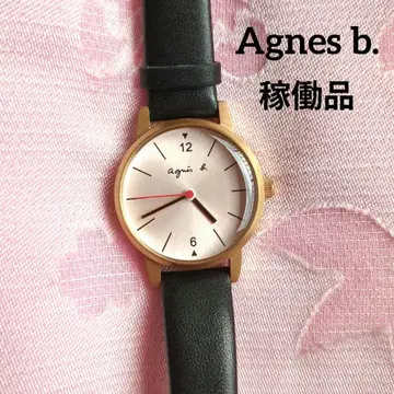 [ 새상품급 작동품 ] 아네스베 아날로그 손목시계 SEIKO 골드/블랙