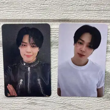 BTS 지민 JIMIN FACE JPFC 당첨 한정 트레이딩 카드 2장