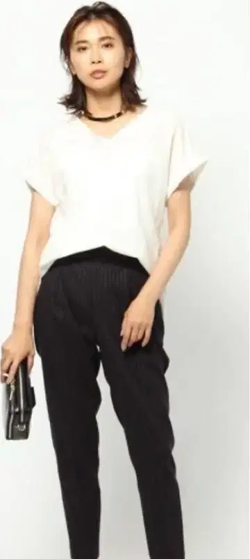 밴야드 스톰 린넨 스트라이프 팬츠