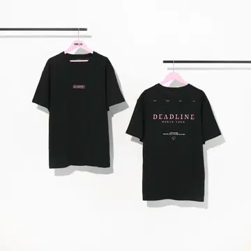 T셔츠 -DEADLINE LOGO- (BLACK)
