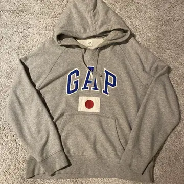 GAP 그레이 후드 부착 후드티