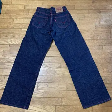 PIG HIP STORE 6606R-XX W26 L33 데님 레드 스티치