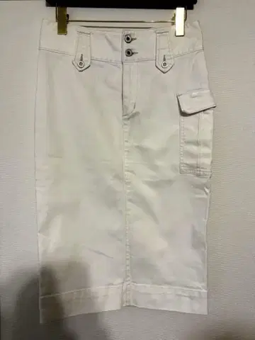 Ralph Lauren 랄프 로렌 타이트 스커트 카고 화이트