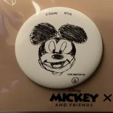 Mickey & Friends King & Prince 캔뱃지 나가세 렌