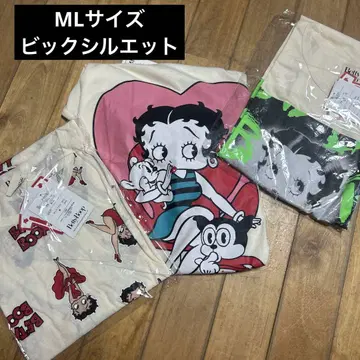 베티 부프 T셔츠 세트 ML 사이즈 BettyBOOP 반팔 3점