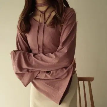 mideal choker rib tops