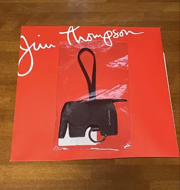 [새상품] Jim Thompson ELEPHANT KEY RING 블랙