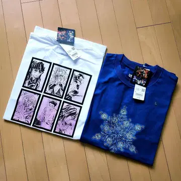 무한성 편 남녀 공용 L 사이즈 2매 세트 아카자 기둥 UNIQLO