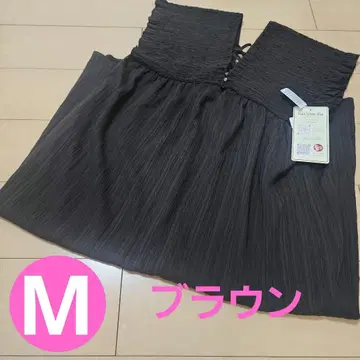 시마무라 셔링 원피스 브라운 M