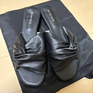 HIMIKO 블랙 뮬 24.5cm