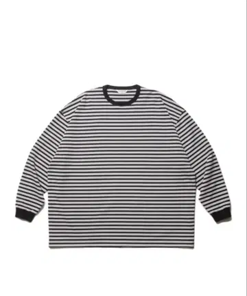 COOTIE Supima Border Oversized L/S 티셔츠