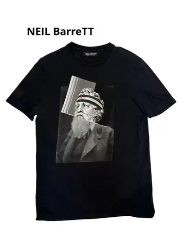 Neil Barrett (닐바렛) 프린트 티셔츠 M 사이즈 블랙