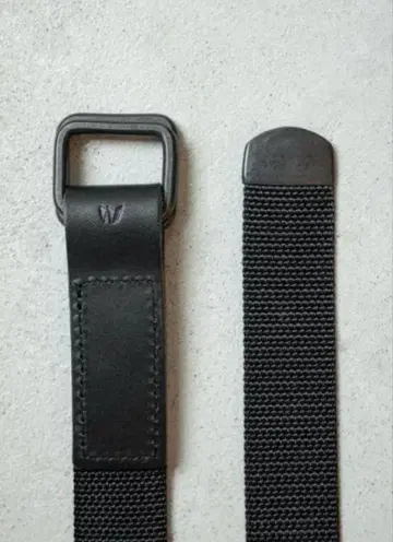 W double nylon belt ovy 더블 나일론 벨트 블랙