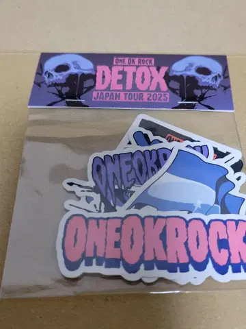 ONE OK ROCK 2025 DETOX JAPAN 스티커 세트