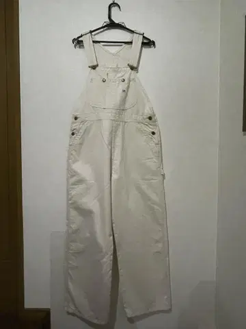 아이보리 코튼 오버롤