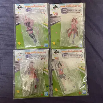 BANDAI 아크릴 스탠드 4개 세트