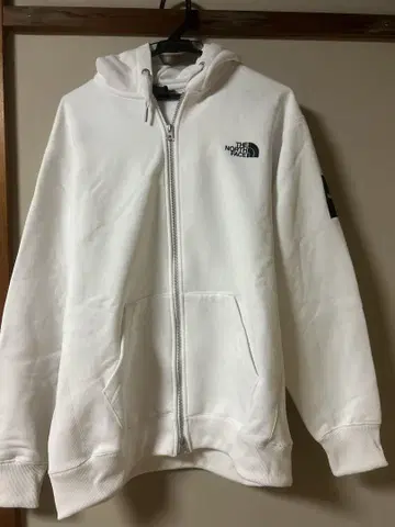THE NORTH FACE 화이트 풀 집업 후드티