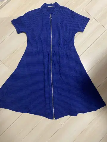 Lacoste 반팔 스트라이프 원피스