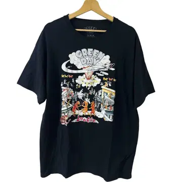 수입 그린 데이 GREEN DAY CD 자켓 티셔츠 XL 사이즈