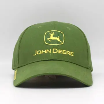 JOHN DEERE 존디어 로고 기업 자수 캡 구제 의류 그린