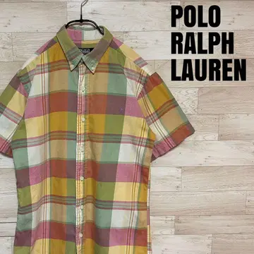 POLO RALPH LAUREN 랄프 로렌 반팔 체크 셔츠