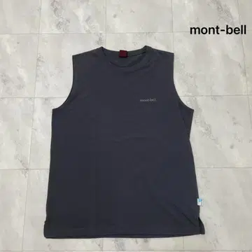 mont-bell 몽벨 탱크탑 슬리브리스 반팔 T셔츠 자수