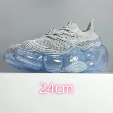grounds 그라운즈 회색 통굽 스니커즈 24cm