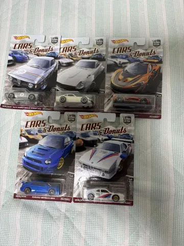 Hot Wheels CARS&Donuts 5대 세트