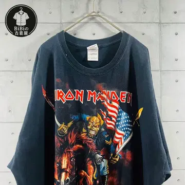 [레어] IRON MAIDEN 오버 사이즈 T셔츠 XL 빅 프린트