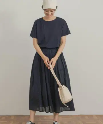 택 포함! 어반 리서치 도어즈* 코튼 보일 도킹 개더 원피스