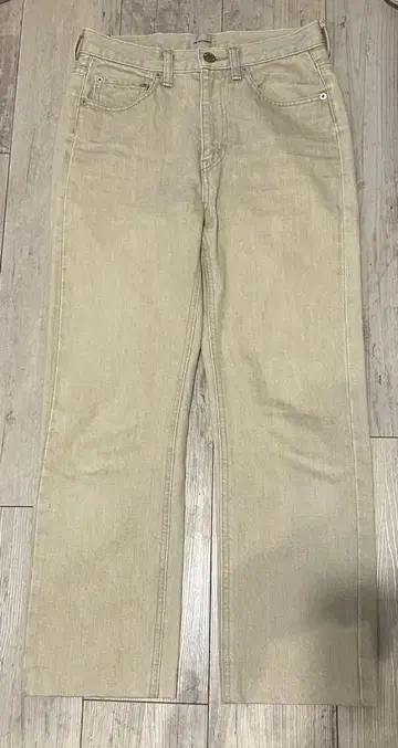 THE SHISHIKUI BASIC JEANS BEIGE 25