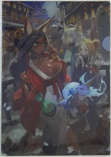 Fate/Grand Order 칼데아 온천 여행 클리어 파일 4매 세트