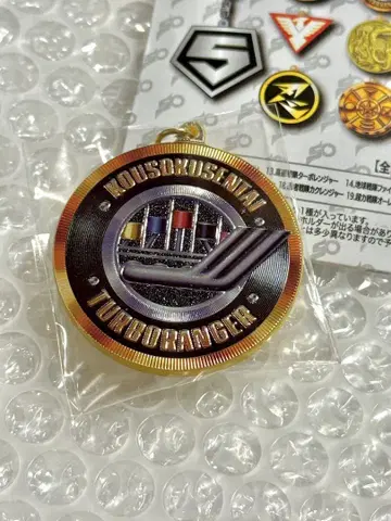 고속전대 터보레인저 글리터 아크릴 키링 전 전대