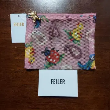 FEILER 하이디 페이즐리 메쉬 파우치 S